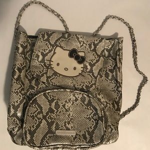 Hello kitty backpack convertible purse